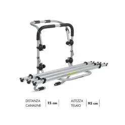 Portabici Posteriore Fabbri MODULAR Alluminio 3 Bici