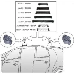 Accessorio Per Portasci Fabbri ALUSKI - SUPPORT / RIALZO -Vendite PERUZZO accessorio per portasci fabbri aluski support rialzo 2