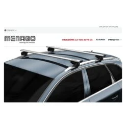 Barra Portatutto MENABO' Lince XL Silver -Vendite PERUZZO barra portatutto menabo lince xl silver 3