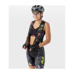 Body Ciclismo ALE' PRR VERSILIA Nero Donna -Vendite PERUZZO body ciclismo ale prr versilia nero donna 4