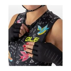 Body Ciclismo ALE' PRR VERSILIA Nero Donna -Vendite PERUZZO body ciclismo ale prr versilia nero donna 5