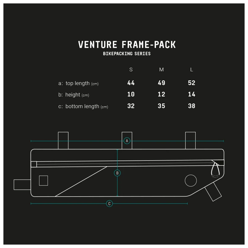 Borsa Orizzontale Al Telaio Bikepacking AGU VENTURE 3litri Nera HI-VIS 4 Borsa Orizzontale Al Telaio Bikepacking AGU VENTURE 3litri Nera HI-VIS - immagine 4