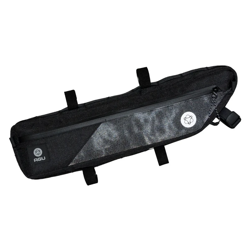 Borsa Orizzontale Al Telaio Bikepacking AGU VENTURE 4 Litri Nera MEDIUM HI-VIS 2 Borsa Orizzontale Al Telaio Bikepacking AGU VENTURE 4 Litri Nera MEDIUM HI-VIS - immagine 2