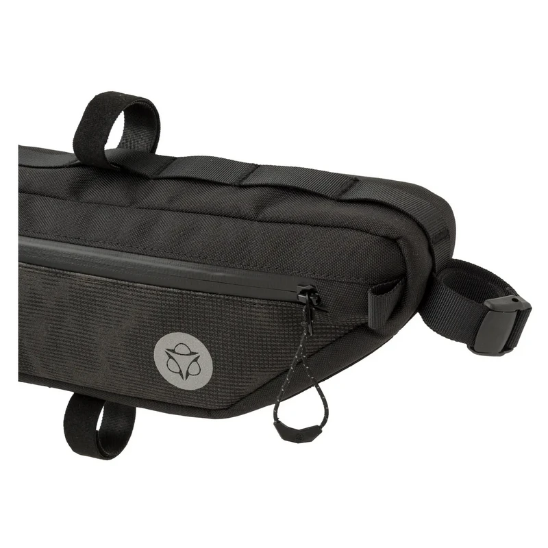 Borsa Orizzontale Al Telaio Bikepacking AGU VENTURE 4 Litri Nera MEDIUM HI-VIS 12 Borsa Orizzontale Al Telaio Bikepacking AGU VENTURE 4 Litri Nera MEDIUM HI-VIS - immagine 12