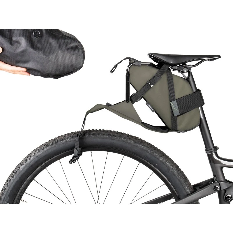Borsa Posteriore Sottosella Bikepacking TOPEAK BACKLOADER X 10L Impermeabile 3 Borsa Posteriore Sottosella Bikepacking TOPEAK BACKLOADER X 10L Impermeabile - immagine 3