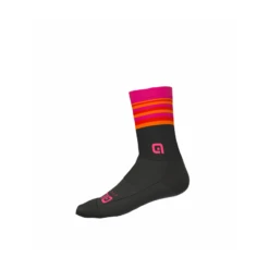Calza Invernale ALE' Stripe 18cm Rosa Fluo