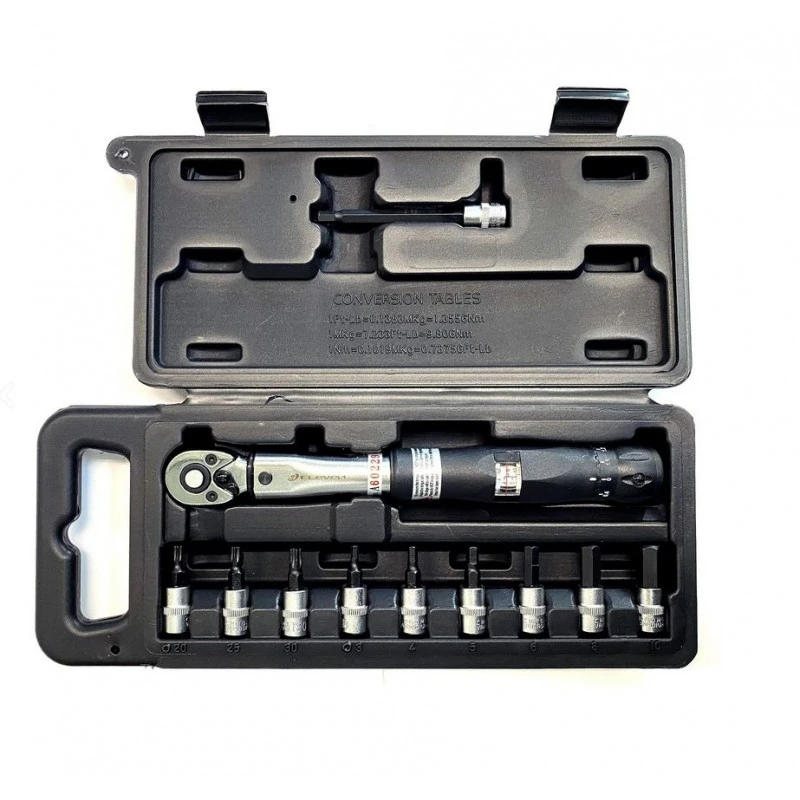 Chiave Dinamometrica Per Manutenzione ELEVEN 2-24 Nm Con Inserti 1 Chiave Dinamometrica Per Manutenzione ELEVEN 2-24 Nm Con Inserti