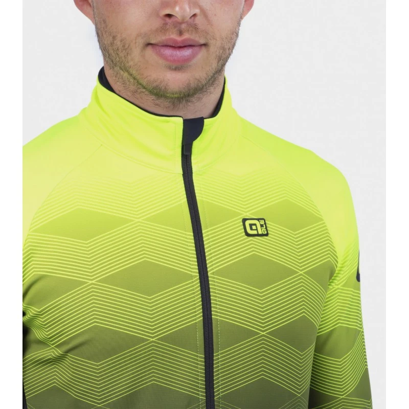 Giubbino Invernale Ciclismo ALE' PR-R MAGNITUDE Nero-giallo Fluo 2022 5 Giubbino Invernale Ciclismo ALE' PR-R MAGNITUDE Nero-giallo Fluo 2022 - immagine 5