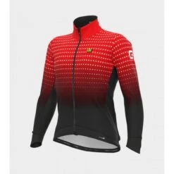 Giubbino Invernale Ciclismo ALE' PR-S BULLET Nero-rosso 2022