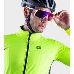 Giubbino Invernale Ciclismo ALE' SOLID FONDO Giallo Fluo 2022 -Vendite PERUZZO giubbino invernale ciclismo ale solid fondo giallo fluo 2022 4