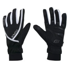 Guanti Invernali Bici Da Corsa FORCE ULTRA TECH Nero