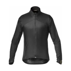 Guscio Ciclismo Antipioggia Antivento Mavic Sirocco Jacket Nero Uomo