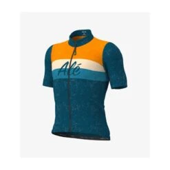 Maglia Ciclismo ALE' CLASSIC STORICA Petrolio Arancio