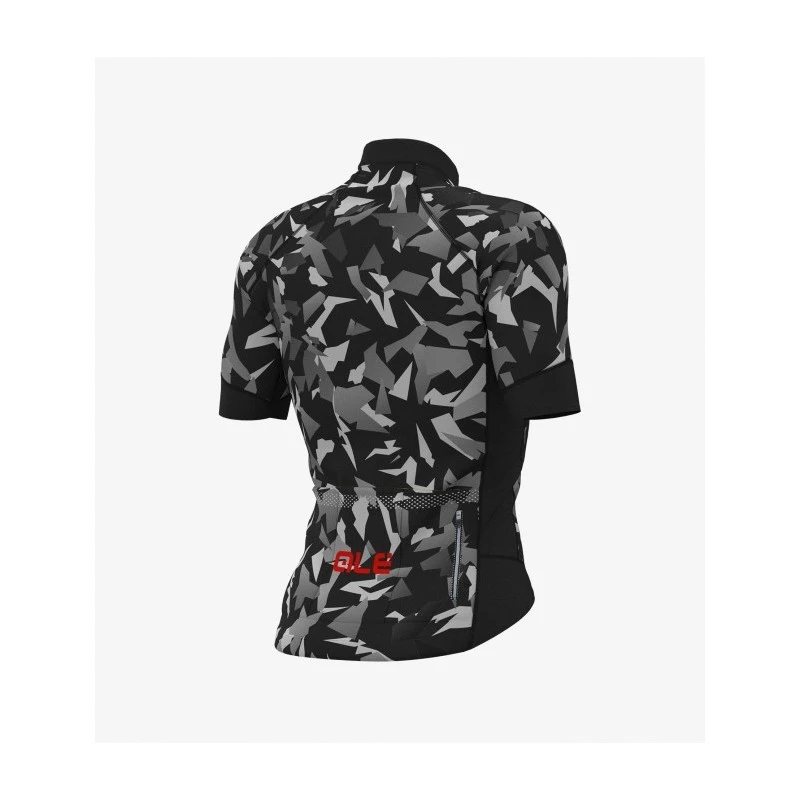 Maglia Ciclismo ALE' GRAPHICS PRR GLASS Nero Grigio 2 Maglia Ciclismo ALE' GRAPHICS PRR GLASS Nero Grigio - immagine 2