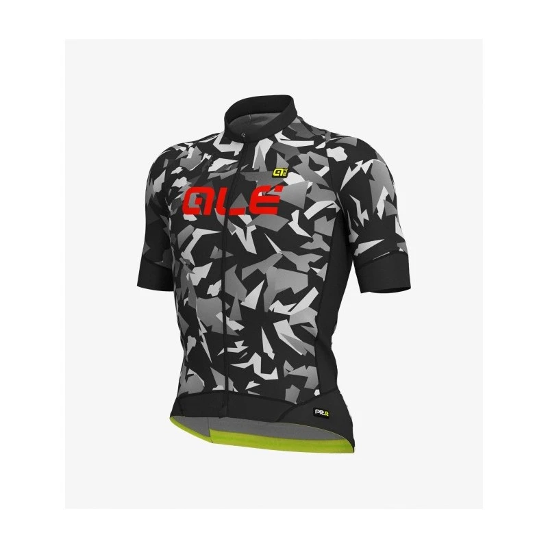 Maglia Ciclismo ALE' GRAPHICS PRR GLASS Nero Grigio 1 Maglia Ciclismo ALE' GRAPHICS PRR GLASS Nero Grigio