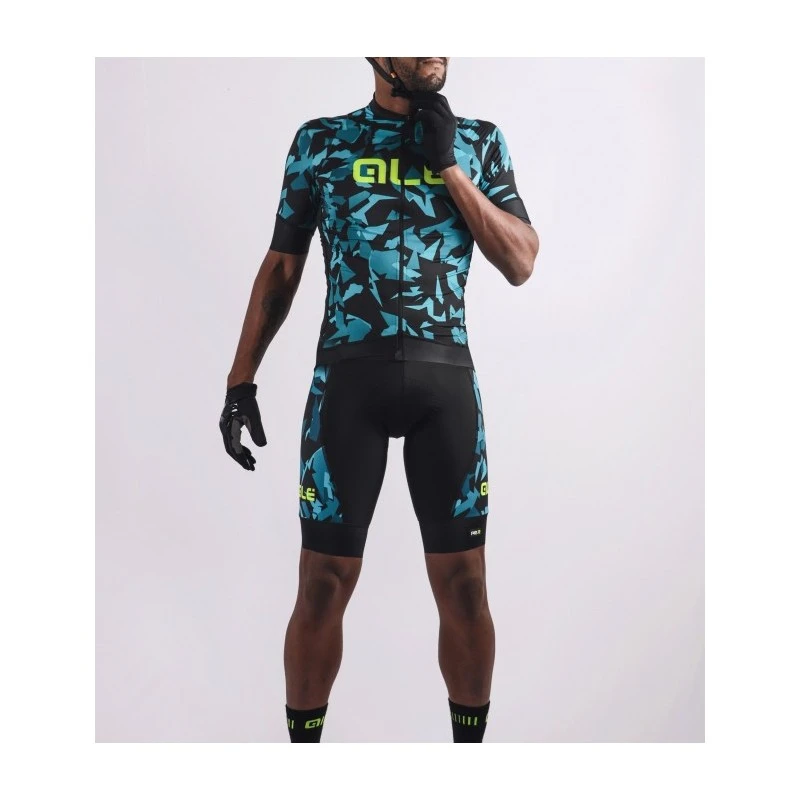 Maglia Ciclismo ALE' GRAPHICS PRR GLASS Petrolio Turchese 4 Maglia Ciclismo ALE' GRAPHICS PRR GLASS Petrolio Turchese - immagine 4