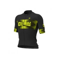 Maglia Ciclismo ALE' GRAPHICS PRR SCALATA Nero Fluo