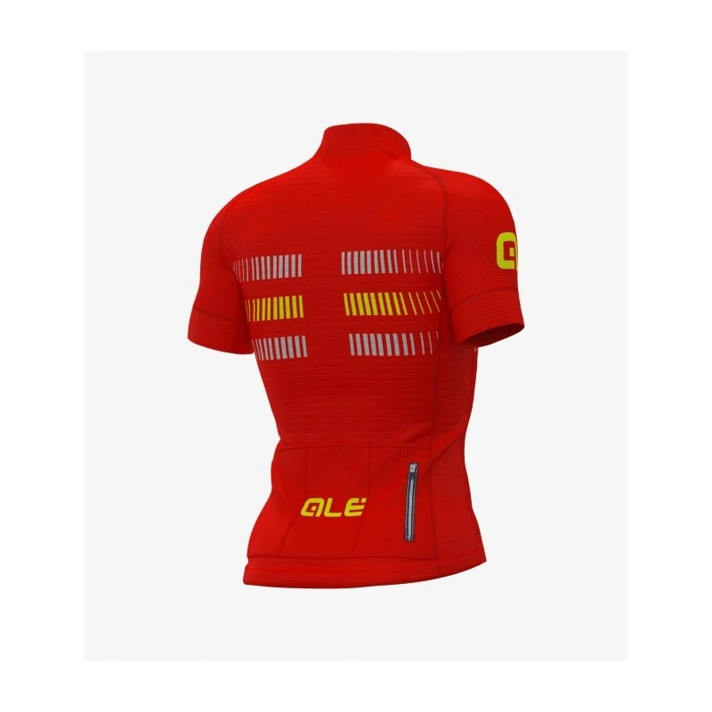 Maglia Ciclismo ALE' GRAPHICS PRR STRADA Rosso Giallo 2 Maglia Ciclismo ALE' GRAPHICS PRR STRADA Rosso Giallo - immagine 2