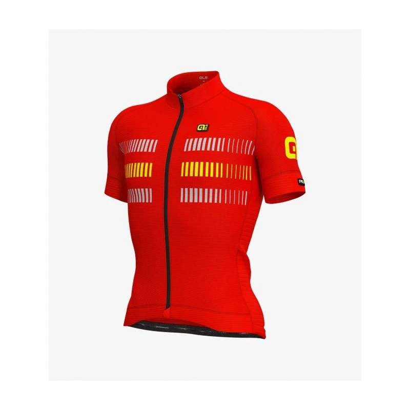 Maglia Ciclismo ALE' GRAPHICS PRR STRADA Rosso Giallo 1 Maglia Ciclismo ALE' GRAPHICS PRR STRADA Rosso Giallo