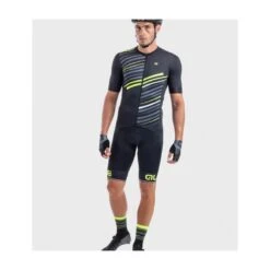 Maglia Ciclismo ALE' SOLID FLASH Nero Fluo -Vendite PERUZZO maglia ciclismo ale solid flash nero fluo 2
