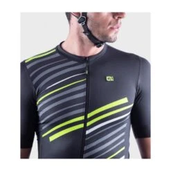 Maglia Ciclismo ALE' SOLID FLASH Nero Fluo -Vendite PERUZZO maglia ciclismo ale solid flash nero fluo 4
