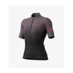 Maglia Ciclismo Donna ALE' PR-S BULLET Nero Rosa