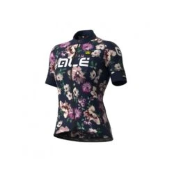Maglia Ciclismo Donna ALE' PRR FIORI Blu