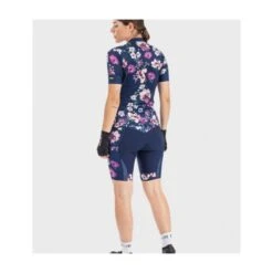 Maglia Ciclismo Donna ALE' PRR FIORI Blu -Vendite PERUZZO maglia ciclismo donna ale prr fiori blu 1 2