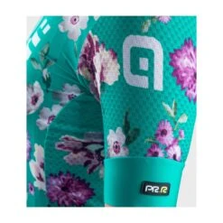 Maglia Ciclismo Donna ALE' PRR FIORI Verde -Vendite PERUZZO maglia ciclismo donna ale prr fiori verde 3