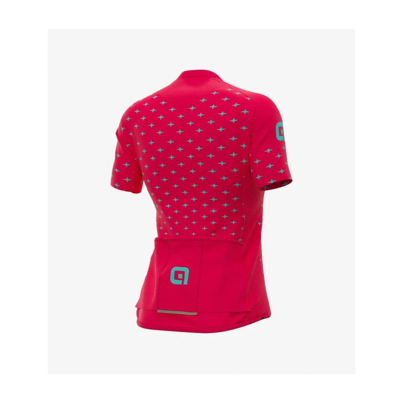 Maglia Ciclismo Donna ALE' PRR STAR Fragola 2 Maglia Ciclismo Donna ALE' PRR STAR Fragola - immagine 2
