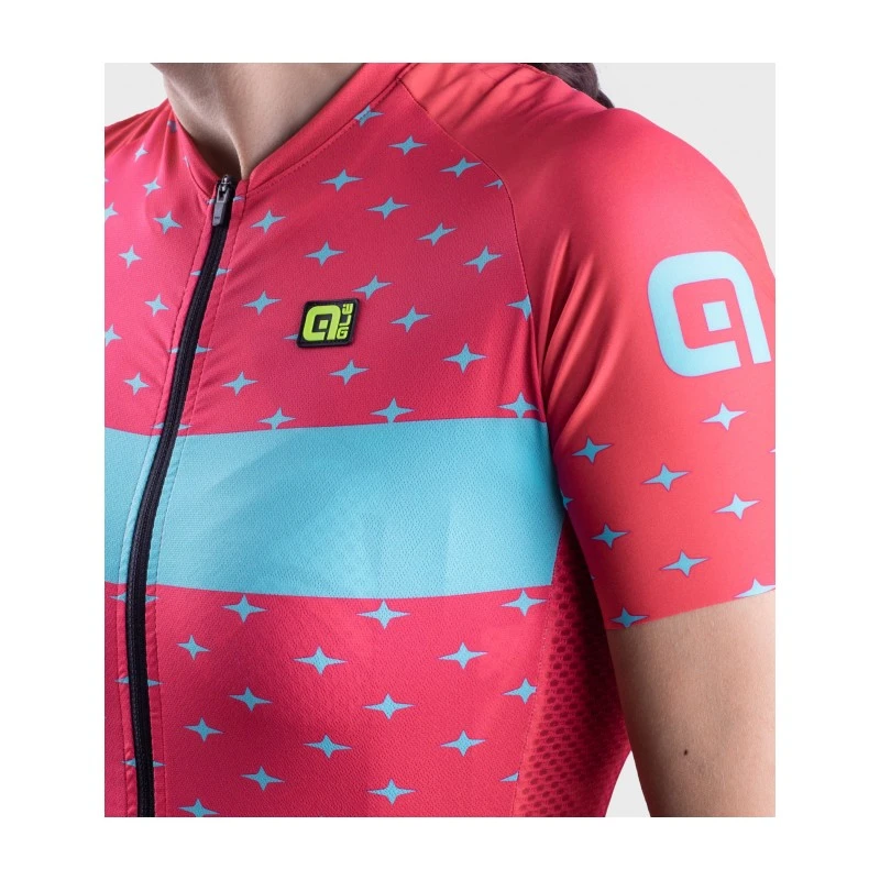 Maglia Ciclismo Donna ALE' PRR STAR Fragola 6 Maglia Ciclismo Donna ALE' PRR STAR Fragola - immagine 6