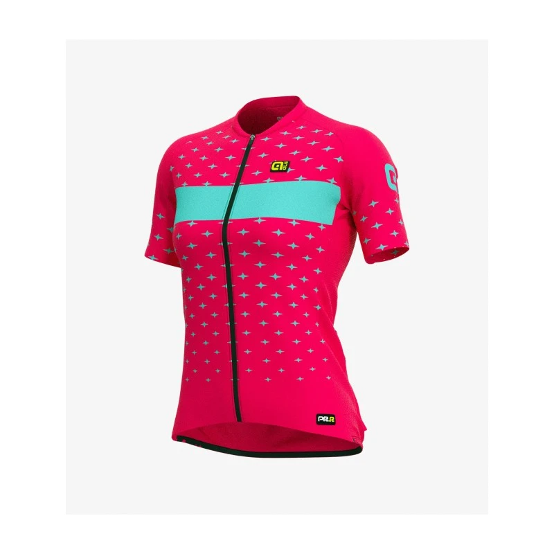 Maglia Ciclismo Donna ALE' PRR STAR Fragola 1 Maglia Ciclismo Donna ALE' PRR STAR Fragola