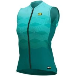 Maglia Ciclismo Donna ALE' PRR MAGNITUDE Senza Maniche Turchese