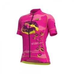 Maglia Ciclismo Donna ALE' PRR ROMANTIC Magenta