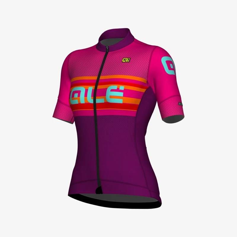 Maglia Ciclismo Donna ALE' R-EV1 SUMMER Viola 1 Maglia Ciclismo Donna ALE' R-EV1 SUMMER Viola