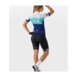 Maglia Ciclismo Donna ALE' SOLID BLEND Blu Turchese -Vendite PERUZZO maglia ciclismo donna ale solid blend blu turchese 3