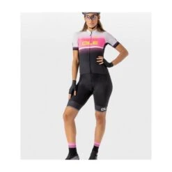 Maglia Ciclismo Donna ALE' SOLID BLEND Nero Rosa -Vendite PERUZZO maglia ciclismo donna ale solid blend nero rosa 3