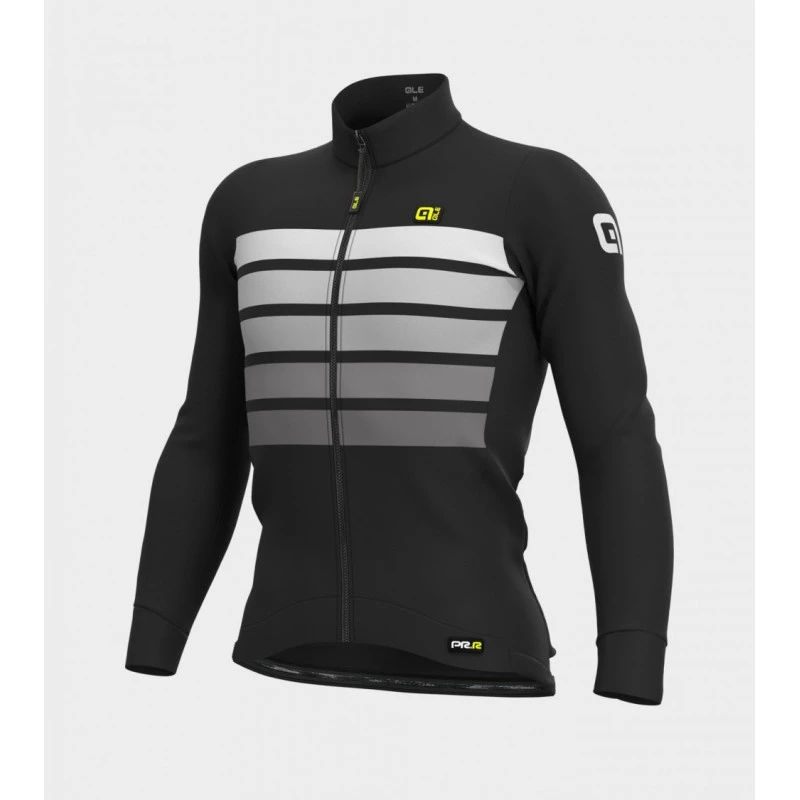 Maglia Invernale Ciclismo ALE' PR-R SOMBRA WOOL THERMO Nero-grigio 2022 1 Maglia Invernale Ciclismo ALE' PR-R SOMBRA WOOL THERMO Nero-grigio 2022