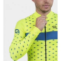 Maglia Invernale Ciclismo ALE' PR-R STARS Giallo Fluo-petrolio 2022 10 Maglia Invernale Ciclismo ALE' PR-R STARS Giallo Fluo-petrolio 2022 -Vendite PERUZZO maglia invernale ciclismo ale pr r stars giallo fluo petrolio 2022 4