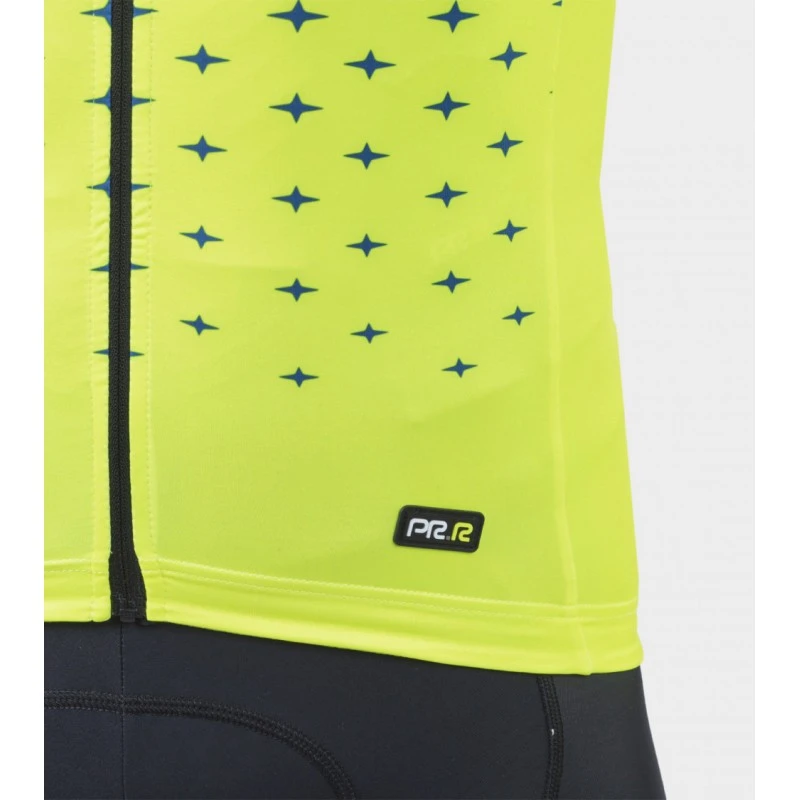 Maglia Invernale Ciclismo ALE' PR-R STARS Giallo Fluo-petrolio 2022 6 Maglia Invernale Ciclismo ALE' PR-R STARS Giallo Fluo-petrolio 2022 - immagine 6