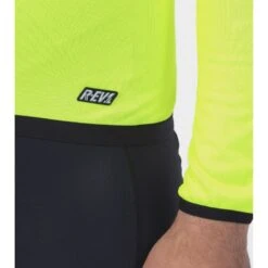 Maglia Invernale Ciclismo ALE' R-EV1 THERMAL Giallo Fluo 2022 -Vendite PERUZZO maglia invernale ciclismo ale r ev1 thermal giallo fluo 2022 4