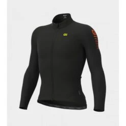 Maglia Invernale Ciclismo ALE' R-EV1 WARM RACE 2.0 Nero 2022