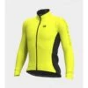 Maglia Invernale Ciclismo ALE' SOLID FONDO Giallo Fluo 2022