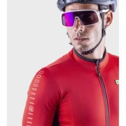 Maglia Invernale Ciclismo ALE' SOLID FONDO Rosso 2022 -Vendite PERUZZO maglia invernale ciclismo ale solid fondo rosso 2022 5