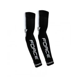 Manicotti Ciclismo FORCE Nero Bianco