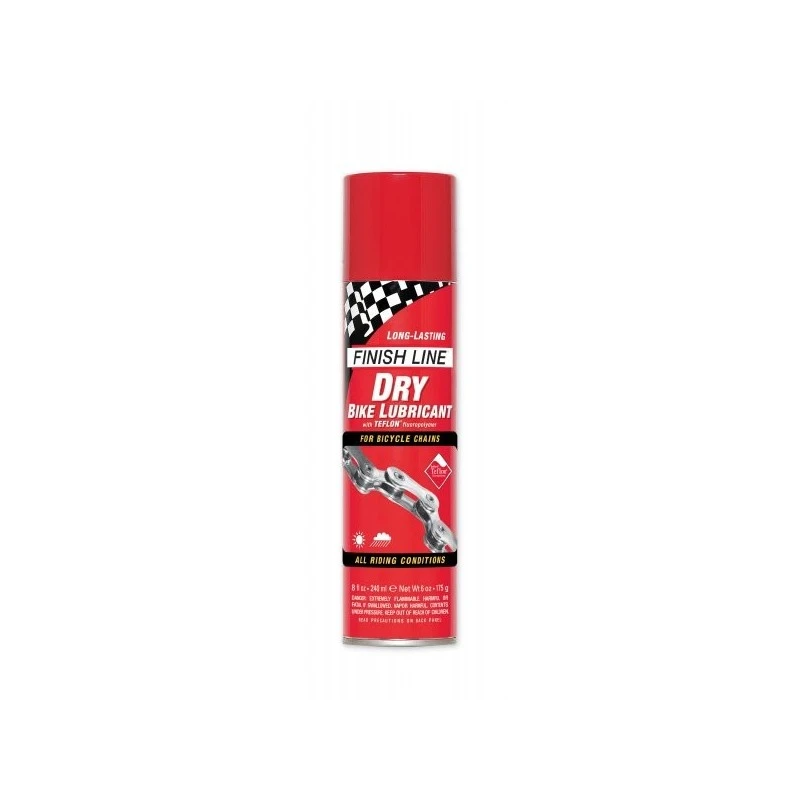 Olio Per Catena FINISH LINE Teflon Plus 240 Ml Spray Dry Secco 1 Olio Per Catena FINISH LINE Teflon Plus 240 Ml Spray Dry Secco