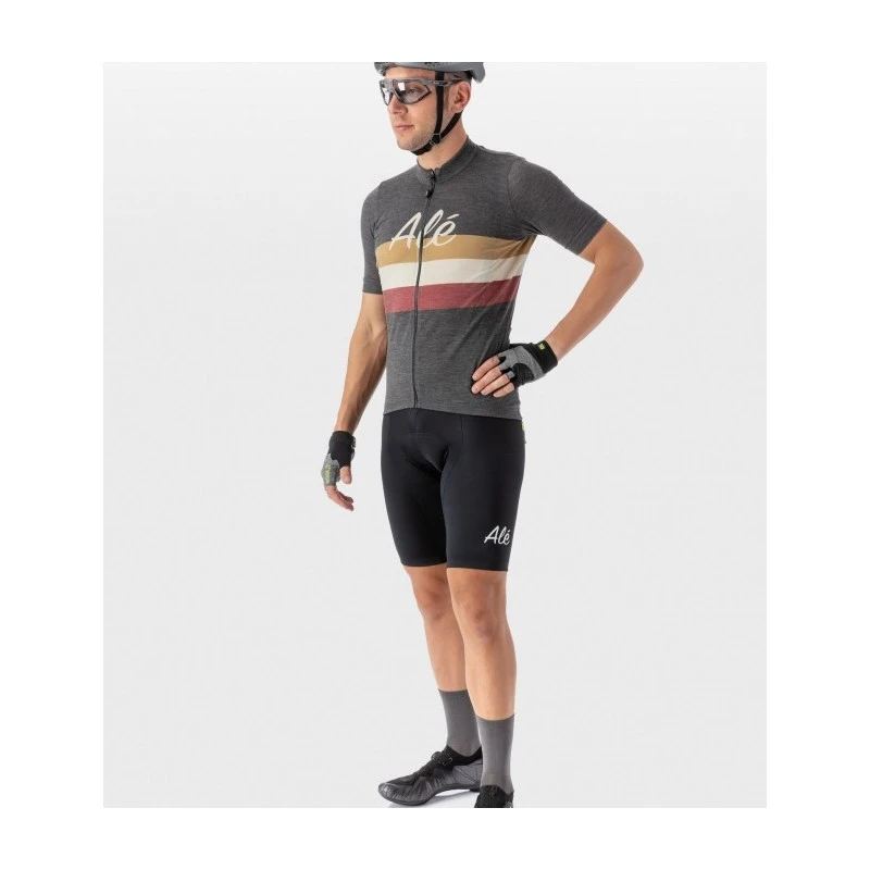 Pantaloncini Ciclismo ALE' CLASSIC EPICA Nero 4 Pantaloncini Ciclismo ALE' CLASSIC EPICA Nero - immagine 4