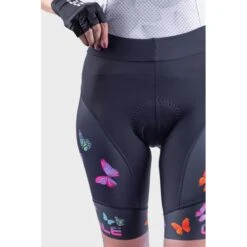 Pantaloncini Ciclismo Donna Senza Bretelle ALE' PR-R BUTTERFLY Nero -Vendite PERUZZO pantaloncini ciclismo donna senza bretelle ale pr r butterfly nero 2