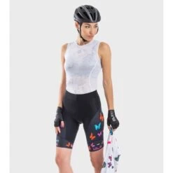 Pantaloncini Ciclismo Donna Senza Bretelle ALE' PR-R BUTTERFLY Nero -Vendite PERUZZO pantaloncini ciclismo donna senza bretelle ale pr r butterfly nero 5