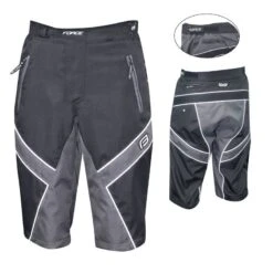 Pantaloni MTB Freeride FORCE Nero
